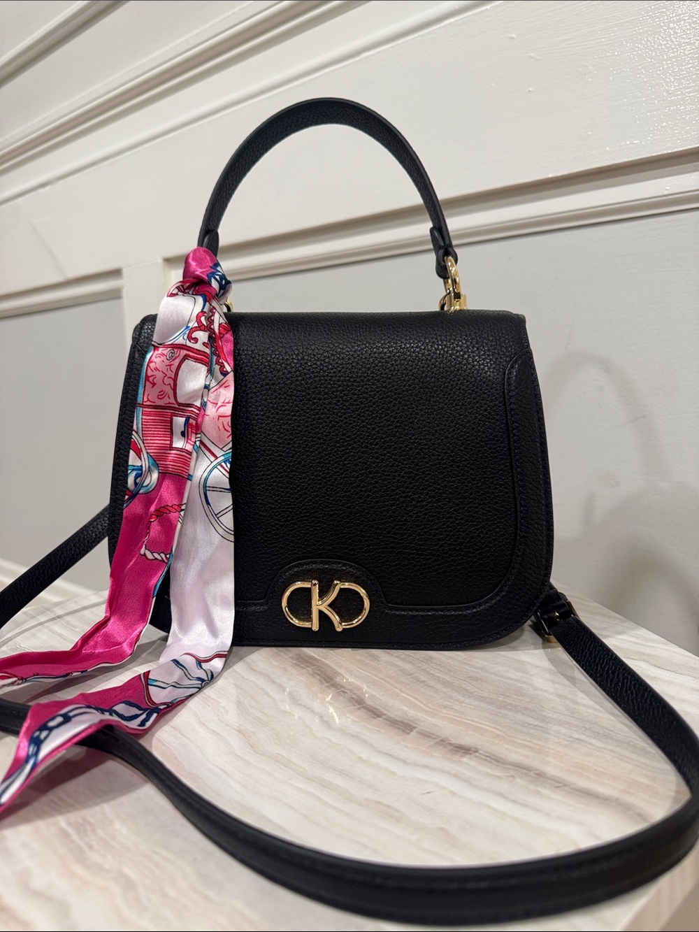 Kate Spade Bag Kyla Top Handle Pebbled Leather Crossbody EUC - Picture 5 of 17